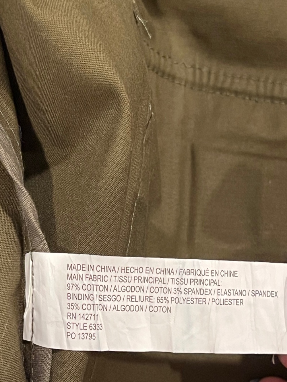 Eloquii Army Green Peplum Belted Blazer Trench Coat 14 - Picture 11 of 11